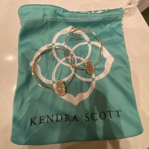 Kendra scott druzy circle earring